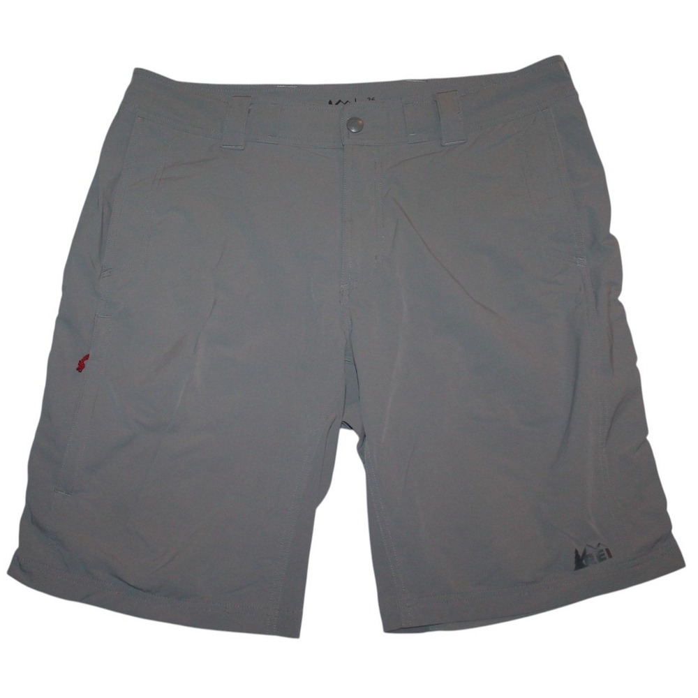 REI Co-Op Hiking Shorts Mens 36 Gray Lightweight‎ Outdoor Travel